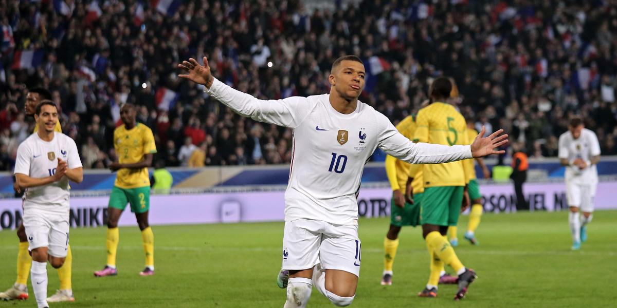 5-0: Mbappé lidera la goleada de Francia a Sudáfrica
