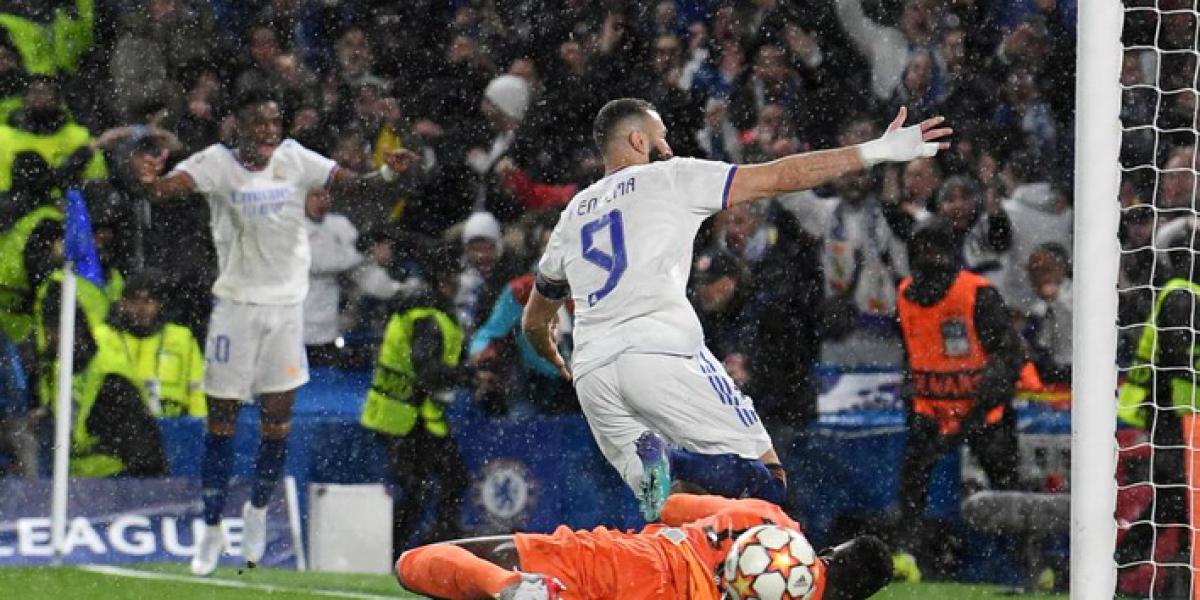 Benzema destroza al Chelsea y el Real Madrid acaricia las semis