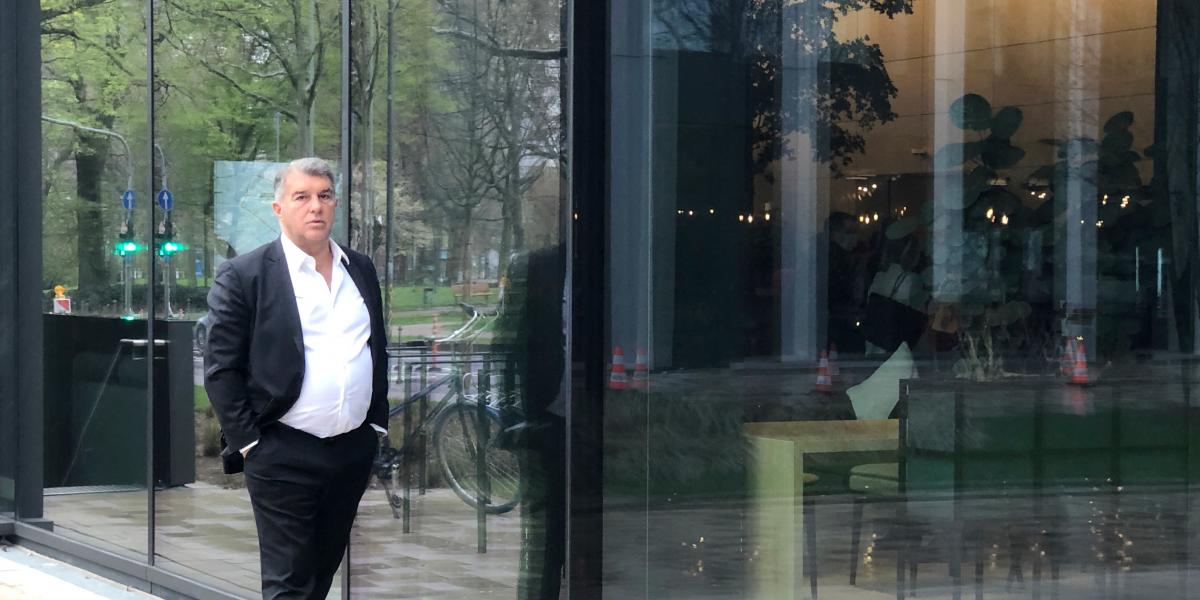 Laporta: ¿Si me gustaría que Messi volvise?, sí, claro