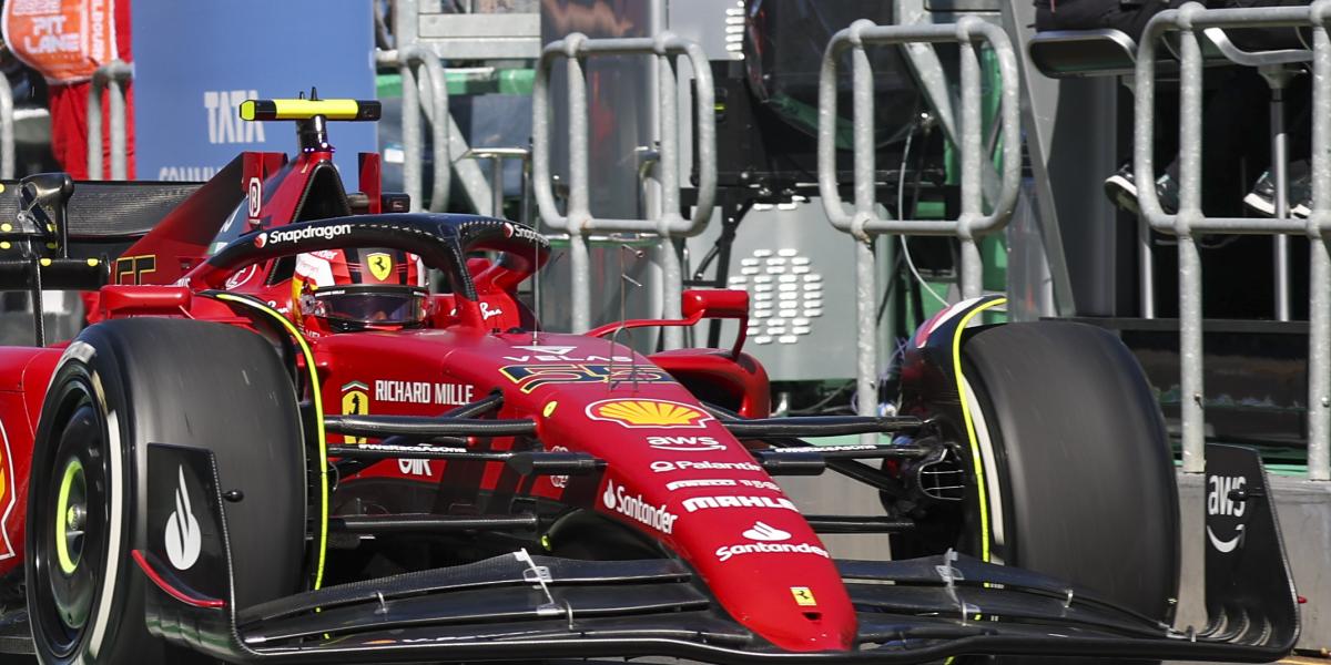 Carlos Sainz empieza dominando en Australia