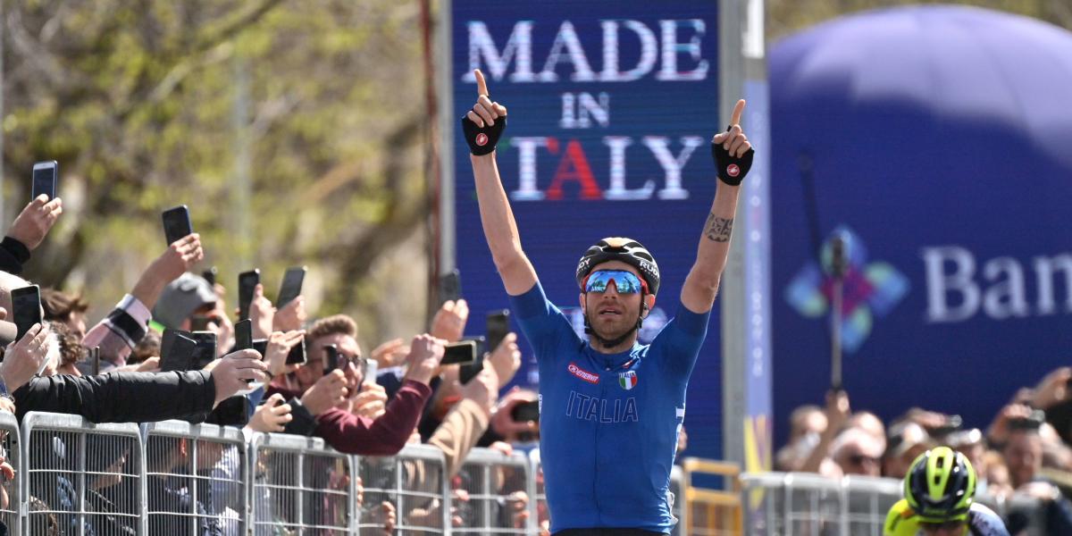 Caruso se adjudica la etapa y se coloca líder en su tierra siciliana