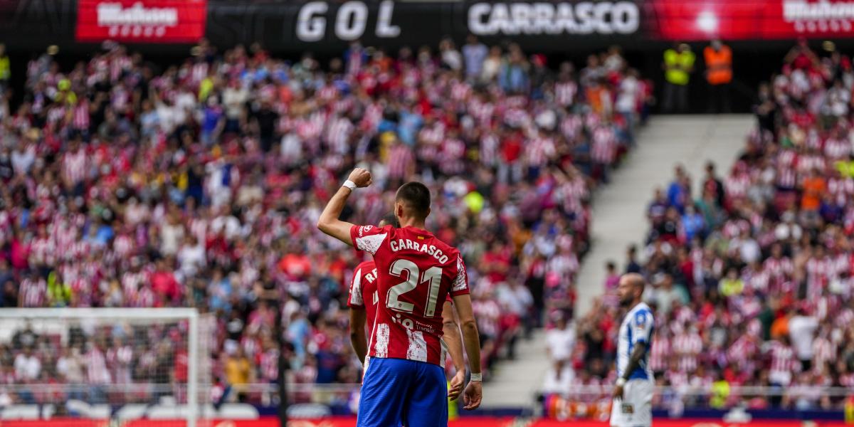 Lo que cambia todo en 30 segundos: Del paradón de Oblak al gol de Carrasco