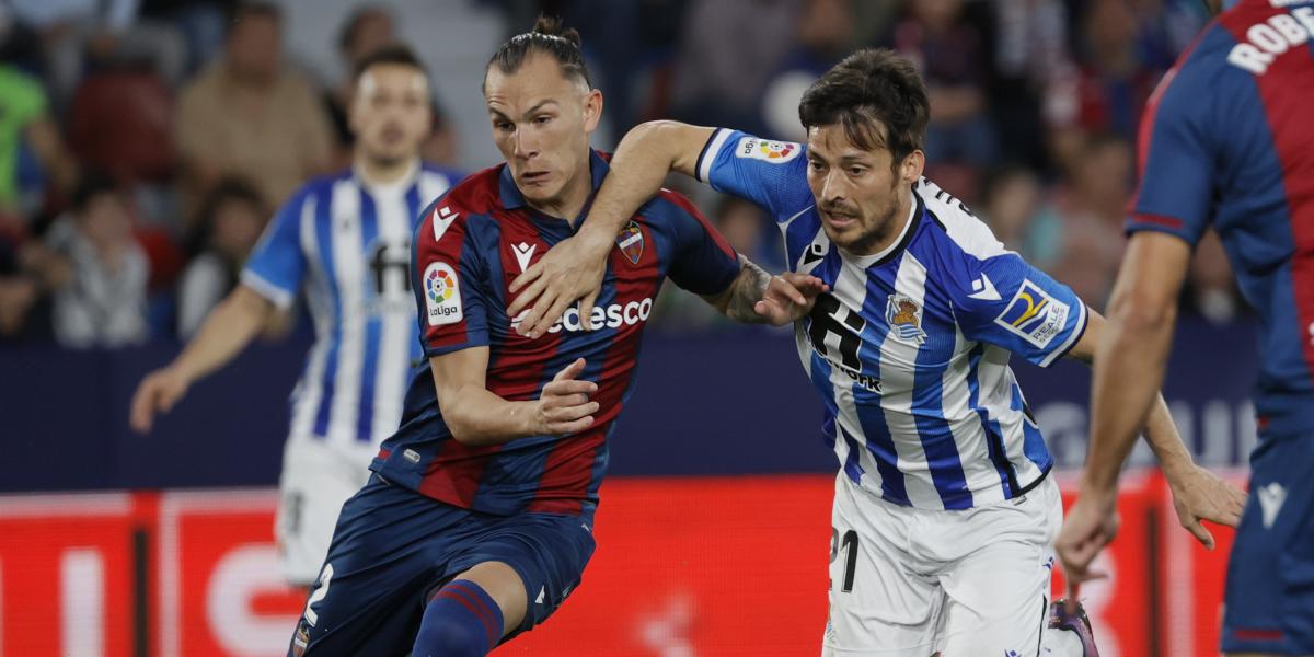 David Silva logra el empate ante el Levante