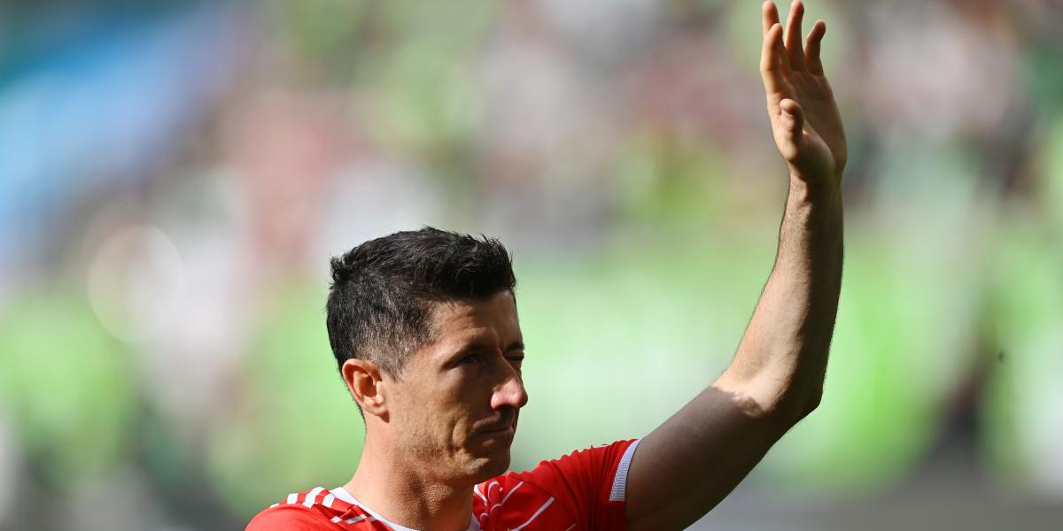 La imagen que suena a despedida de Lewandowski en el Bayern