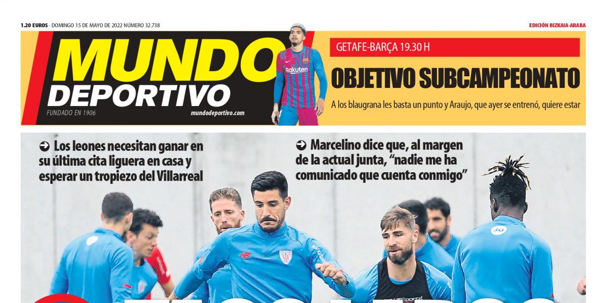 Portada MD Bizkaia-Araba de hoy domingo