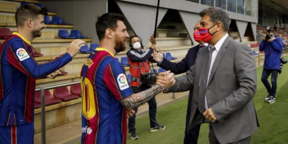 Laporta: Lo de Messi me tiene triste desde que pasó
