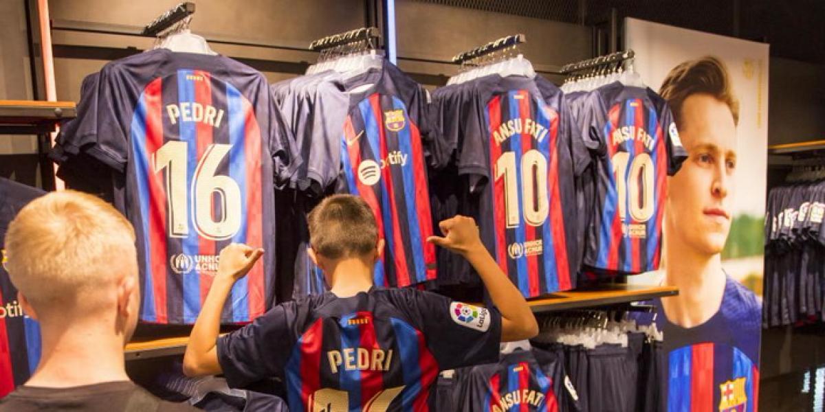 Gran aceptación de la nueva camiseta del Barça