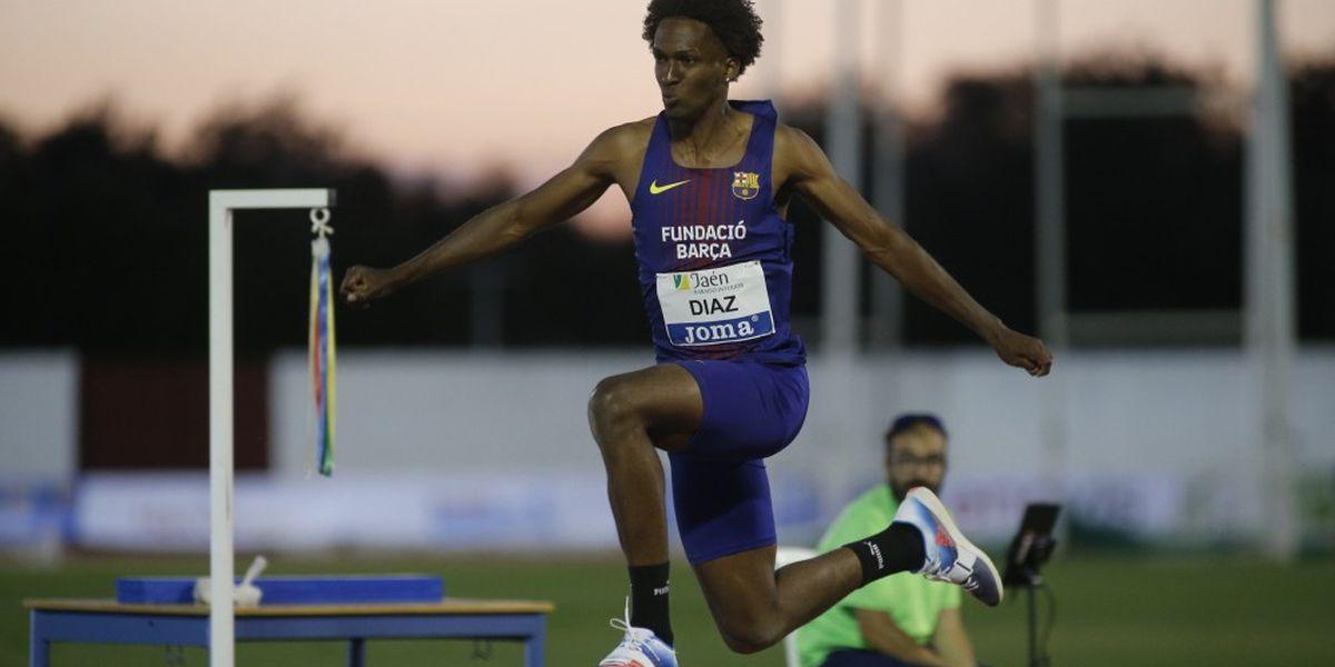 Jordan Díaz vuelve a batir el récord de España de triple salto