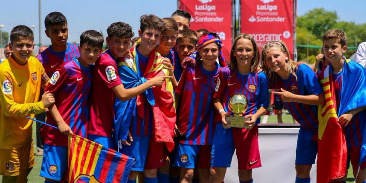 El azulgrana Hugo Garcés, MVP de LaLiga Promises