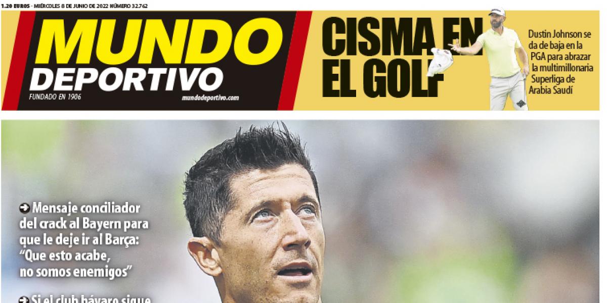 Portada de Mundo Deportivo del miércoles 8 de junio de 2022