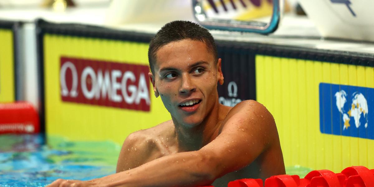 Popovici se exhibe en el Nacional de Rumanía con marca mundial del año en 100 libre