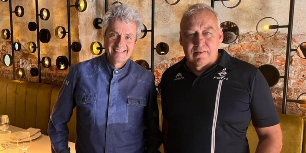 El chef Fernando Canales e Iñaki Arenal, seleccionador de triatlón, comparten secretos de cocina