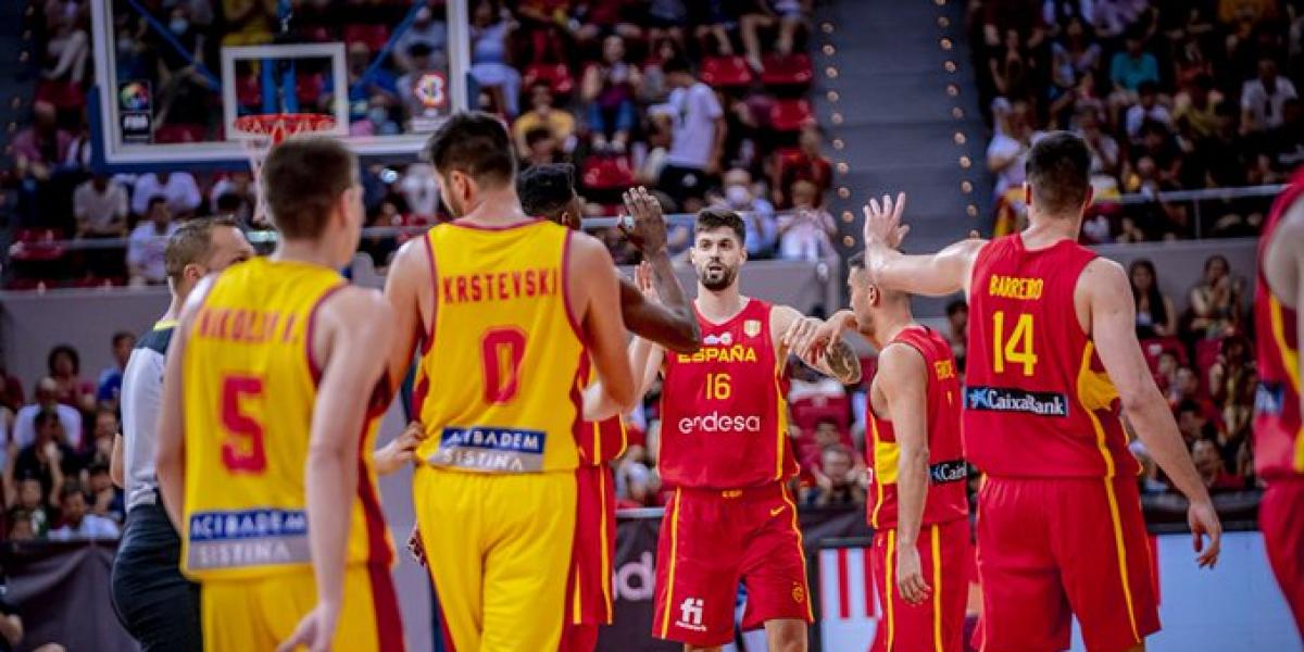 España - Macedonia del Norte: resumen, resultado y puntos | Clasificación Mundial FIBA 2023