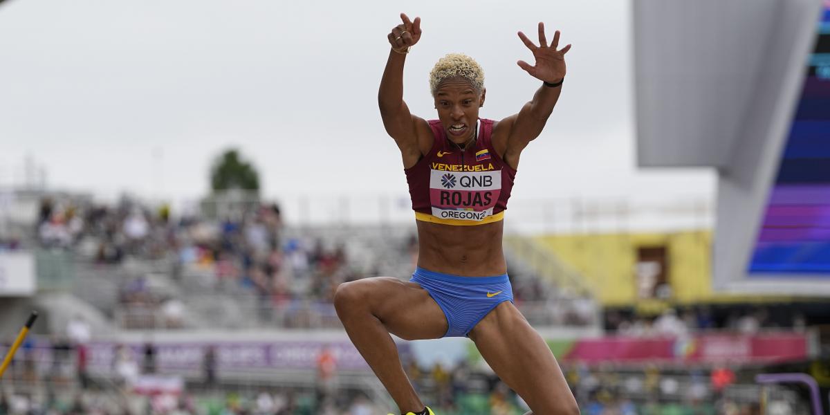 Yulimar Rojas, a la final de triple salto con un solo intento (14,73 m)