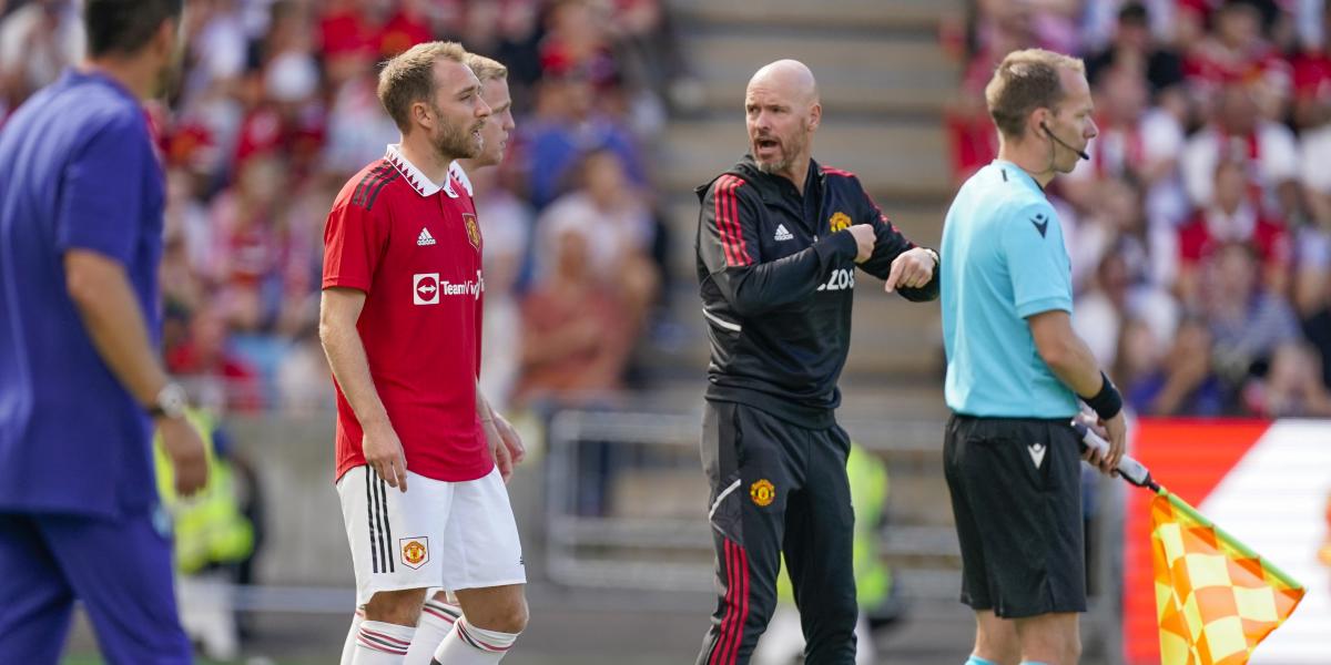 Los atléticos también se alegraron por Eriksen