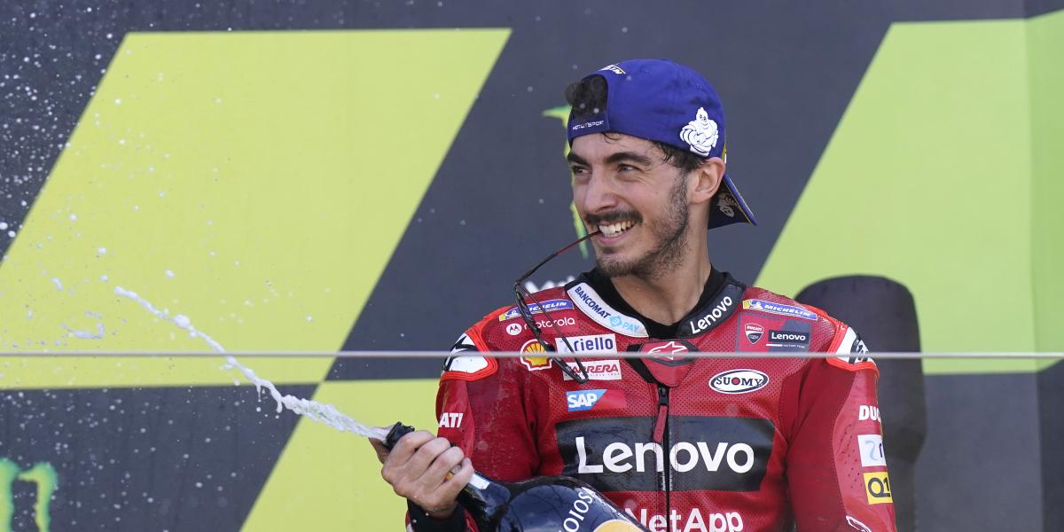 DAZN: Bagnaia quiere seguir apretando a Quartararo