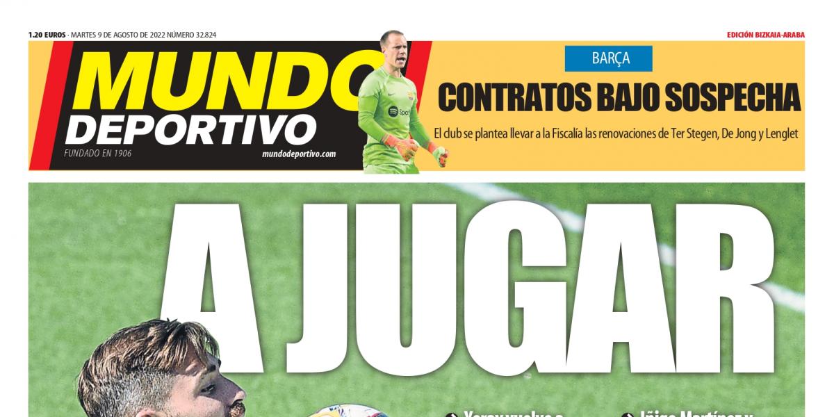 Portada de MD Bizkaia-Araba de hoy martes