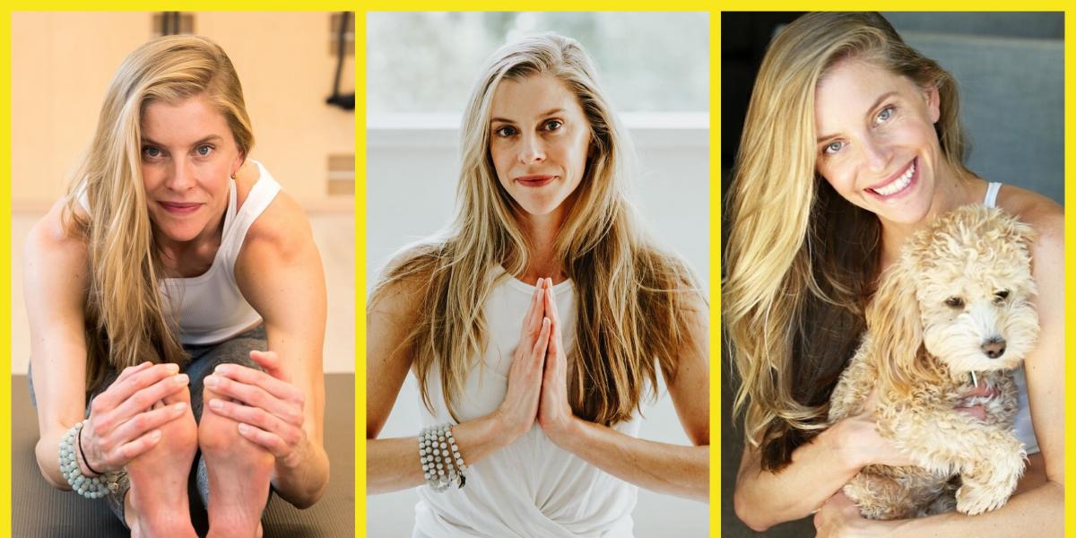 Ella es Anna Hansen, profesora de yoga y mujer de Lance Armstrong
