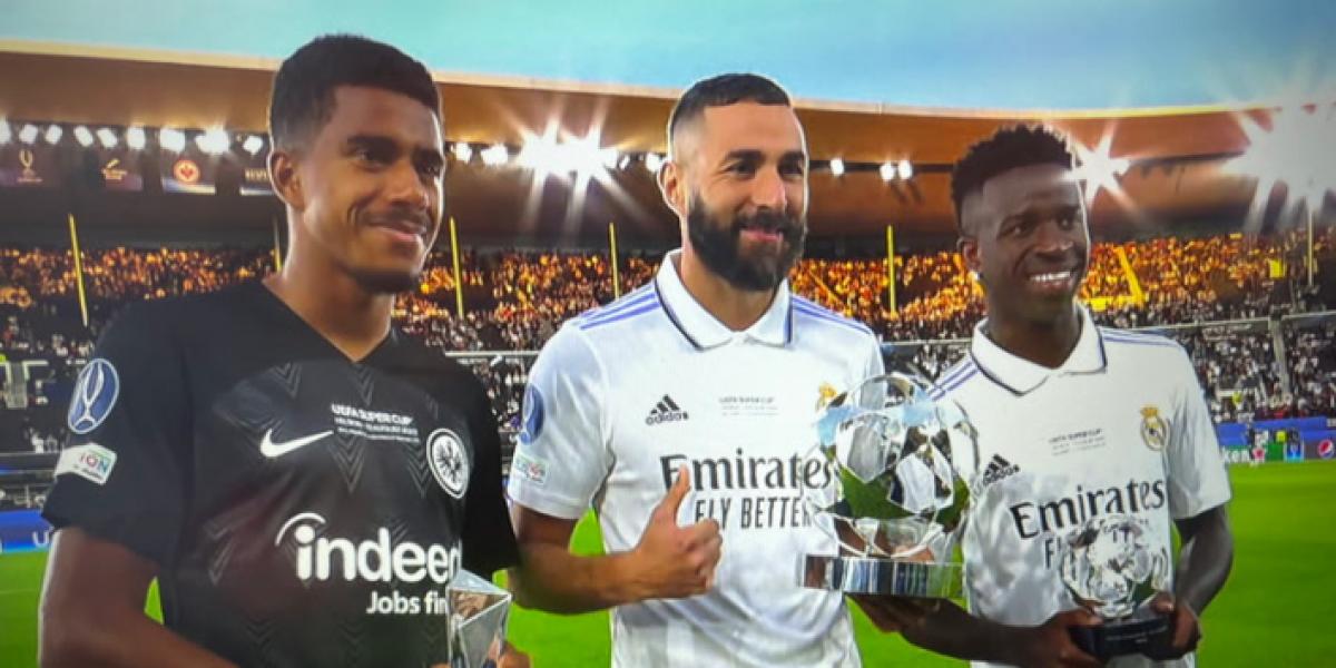 La UEFA premia a Benzema y Vinícius