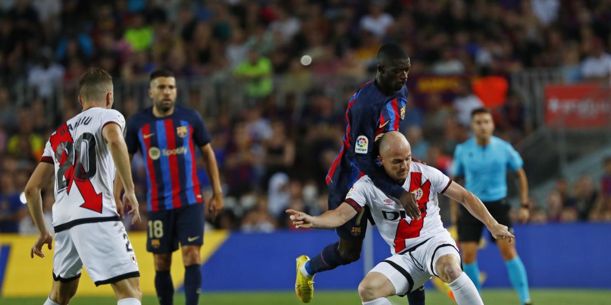 El Rayo enfría la euforia del Barça