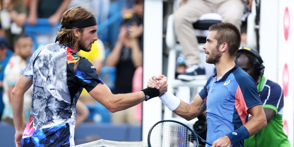 Tsitsipas: Coric es como un Medvedev, pero golpea más fuerte