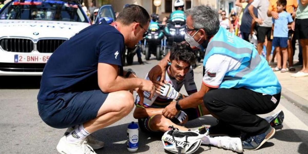 Alaphilippe podría volver en 15 días, pero es duda para el Mundial