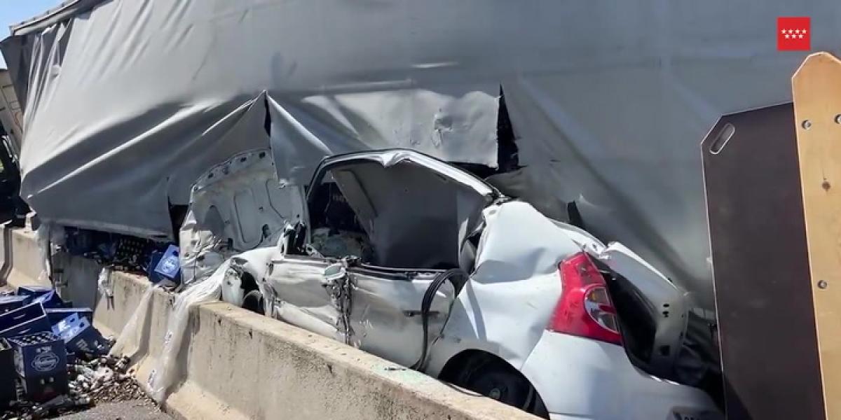 La escalofriante escena en una autovía que casi provoca tres accidentes: Tienen reflejos de F1