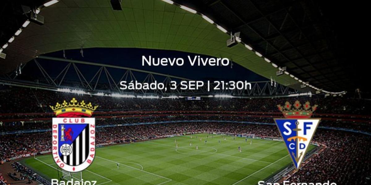 Jornada 2 de la Primera Federación: previa del encuentro Badajoz - San Fernando