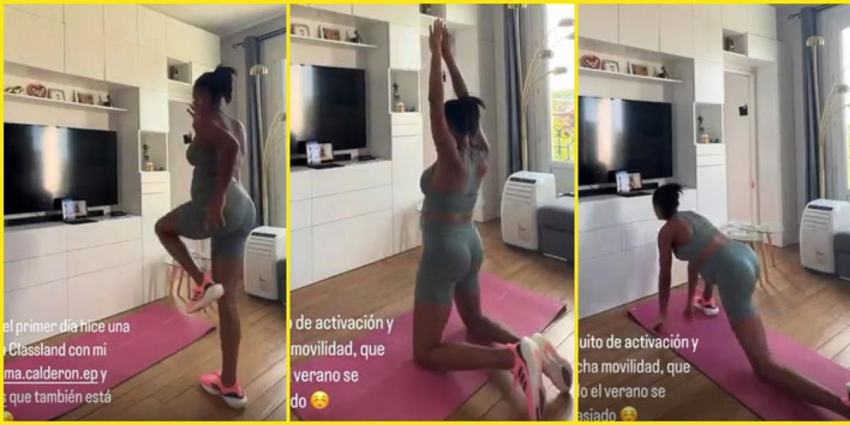 Ana Peleteiro retoma los entrenamientos tras un mes de vacaciones: Lo necesitaba