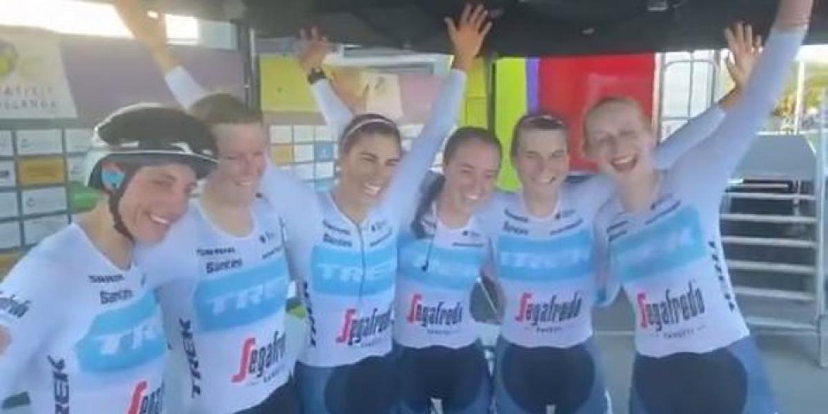 El Trek Segafredo se lleva la primera etapa de la Vuelta femenina