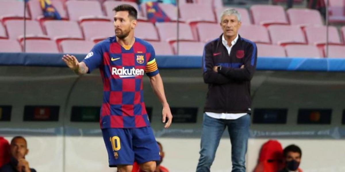 Setién: De Messi prefiero no hablar