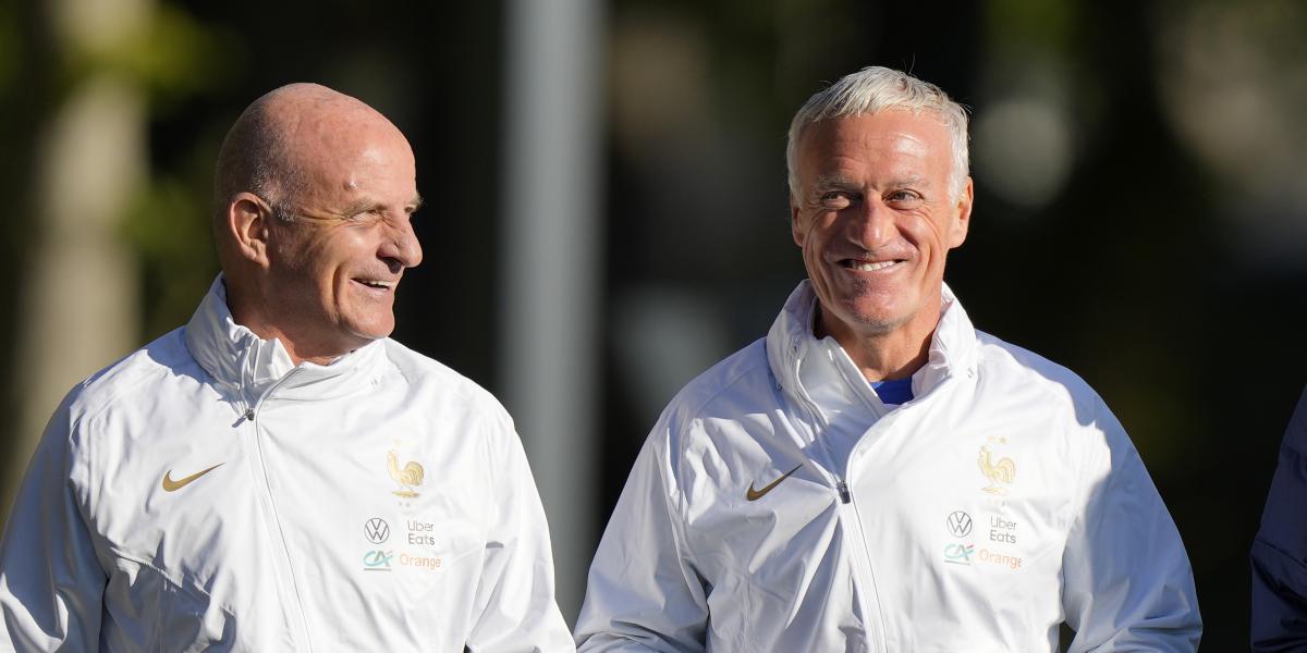 El ayudante de Deschamps, en Montjuïc