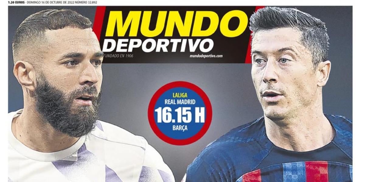 El Clásico reina en las portadas deportivas de hoy