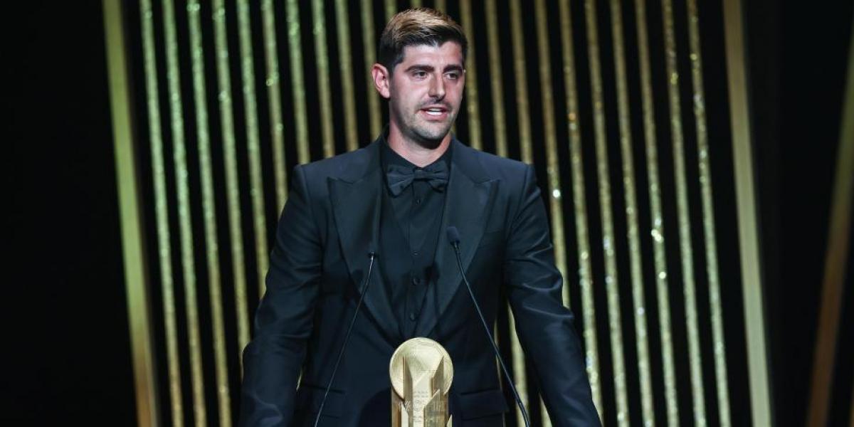 Thibaut Courtois recibió el Trofeo Yashin al mejor portero