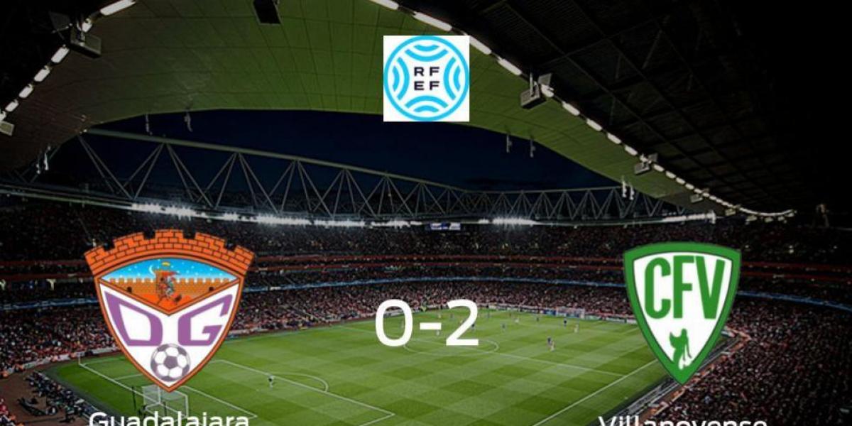 El Villanovense se queda con los tres puntos después de vencer 0-2 al Guadalajara