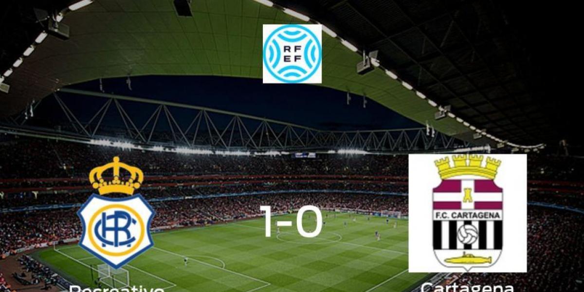 El Recreativo suma tres puntos más frente al Cartagena B (1-0)