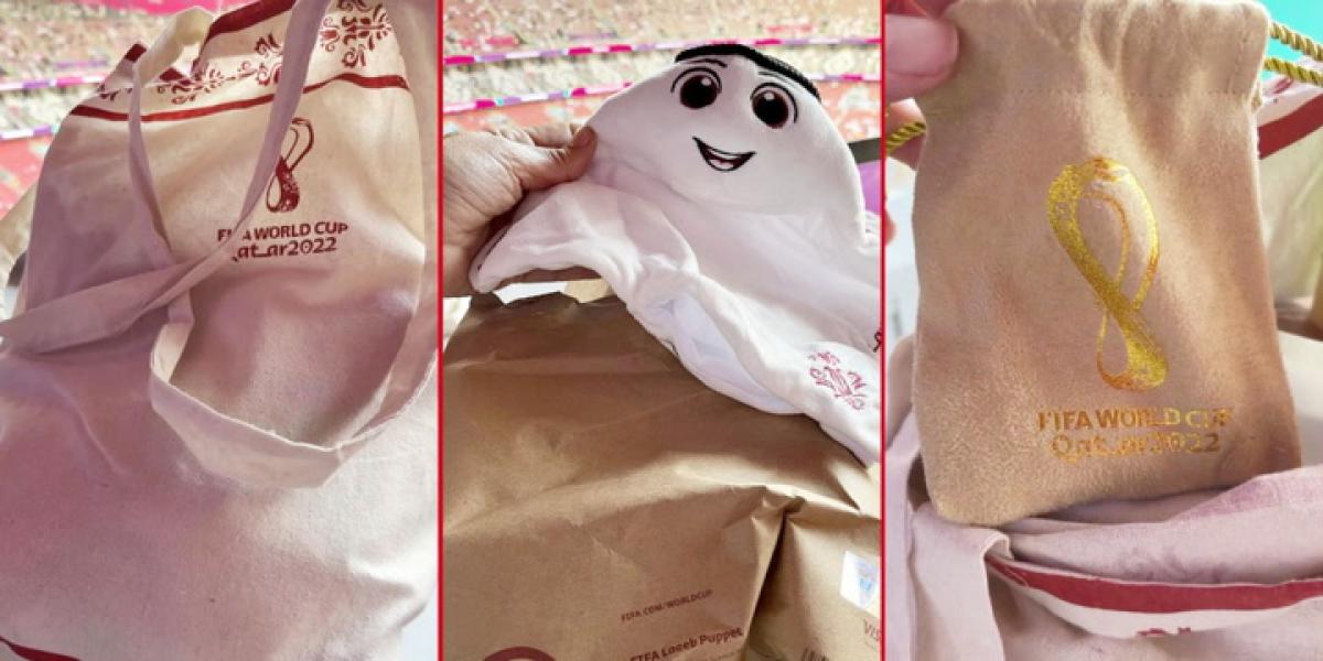 Así es el Welcome pack en el partido inaugural del Mundial de Qatar