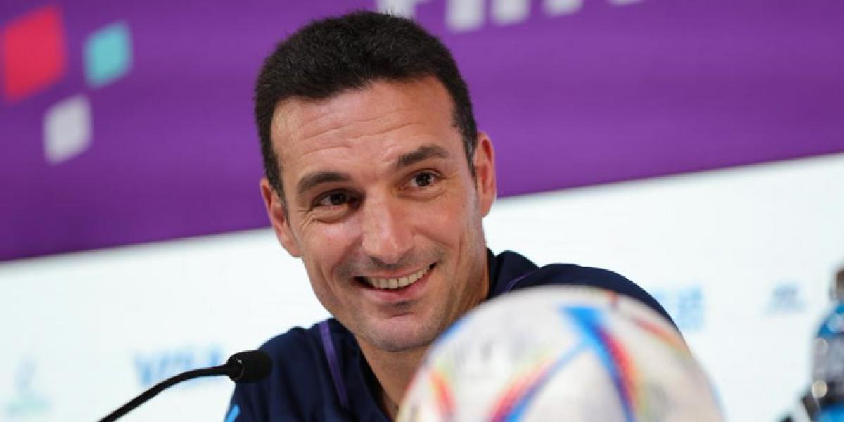 Scaloni agradece los elogios de Luis Enrique a Messi