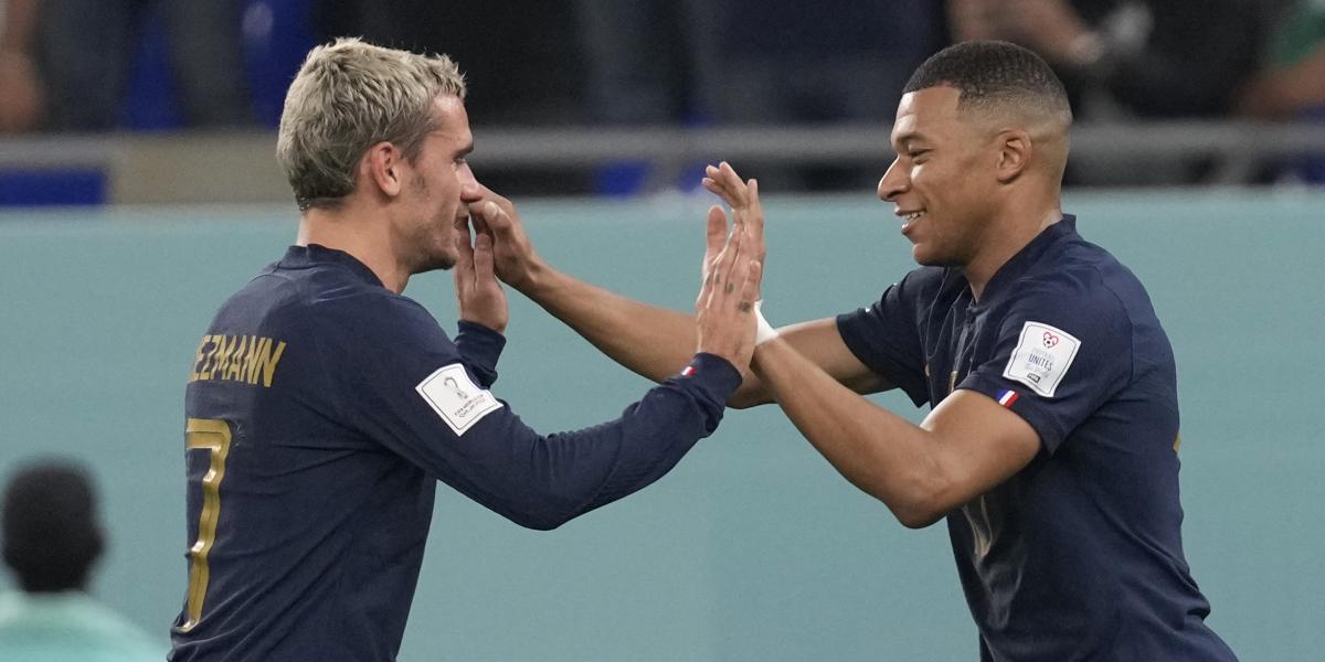 Mbappé, a la altura de Pelé con escuderos de lujo: Griezmann y Dembélé