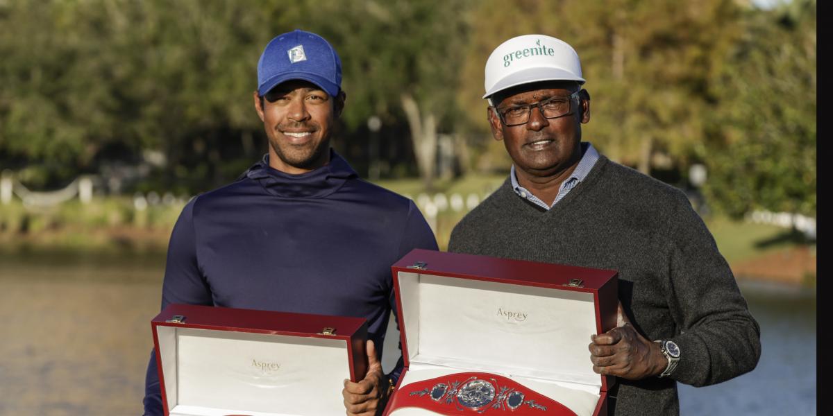 Vijay Singh y su hijo Qass ganan el PNC Championship