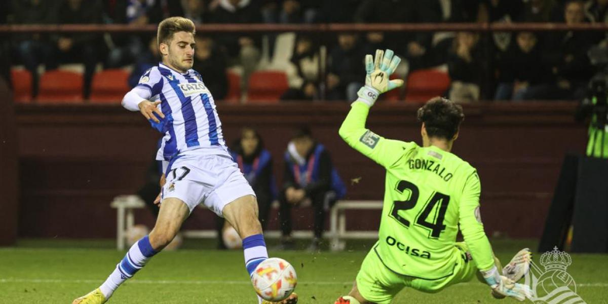 Logroñés 0 - 1 Real Sociedad: resultado, resumen y goles | Copa del Rey