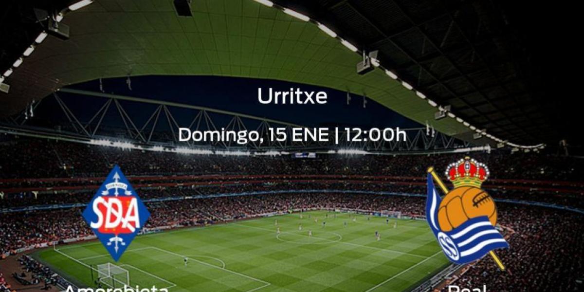 Jornada 19 de la Primera Federación: previa del duelo Amorebieta - Real Sociedad B