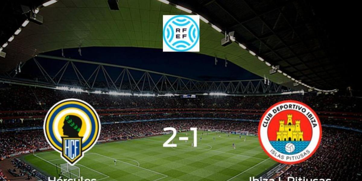 Tres puntos para el equipo local: Hércules 2-1 Ibiza I. Pitiusas