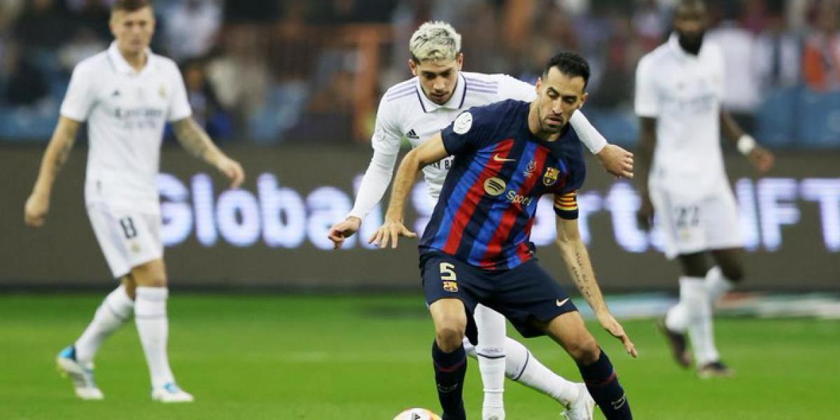 Gran rondo del Barça ante el Madrid con 43 toques seguidos