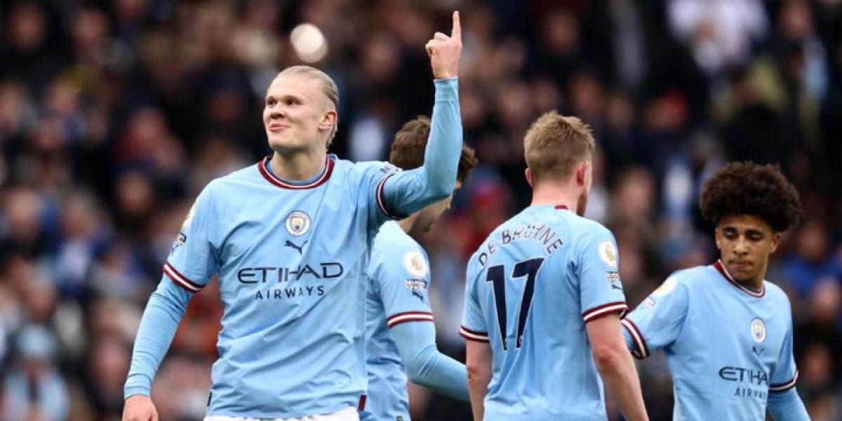 ¡Otro hat-trick de Haaland! El noruego pulverizó a los Wolves