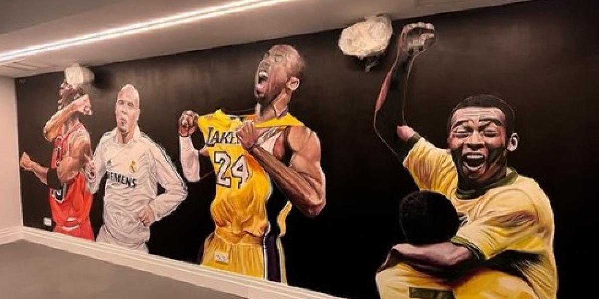 El nuevo mural de Vinicius