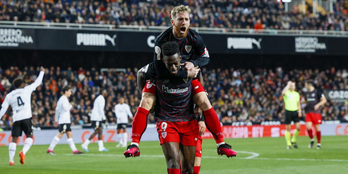 Valencia 1 - 3 Athletic Club: resultado, resumen y goles | Copa del Rey