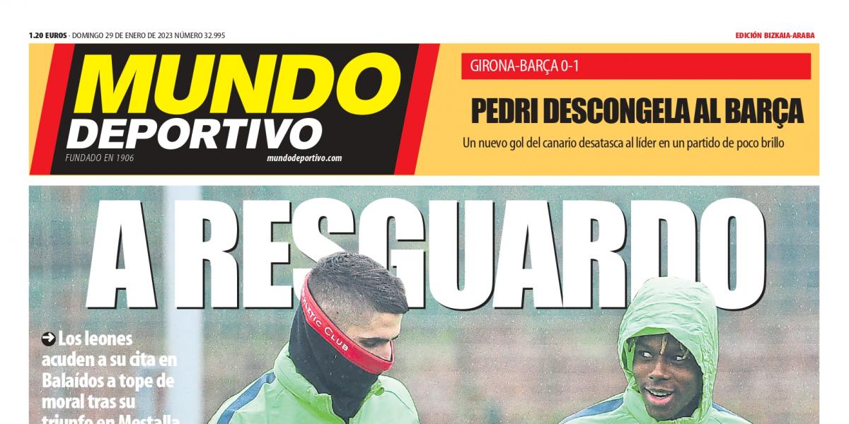 Portada MD Bizkaia-Araba de hoy domingo