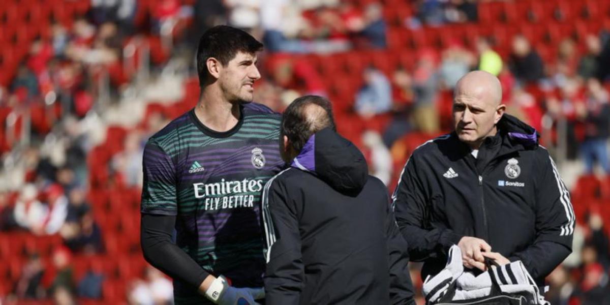 Courtois, baja de última hora