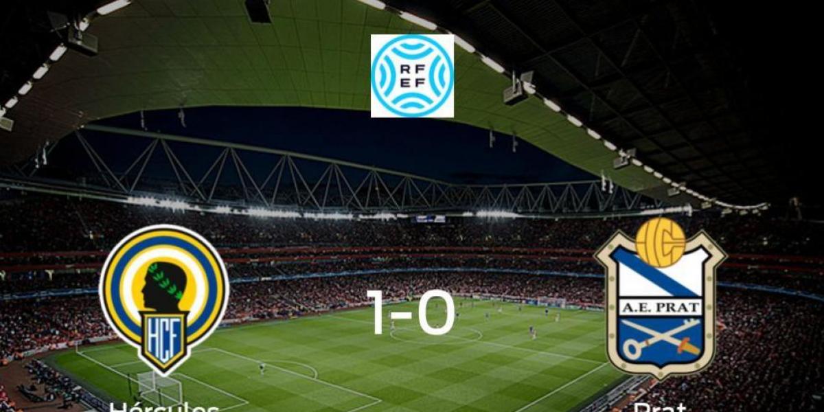 El Hércules aprovecha la segunda parte para ganar al Prat (1-0)